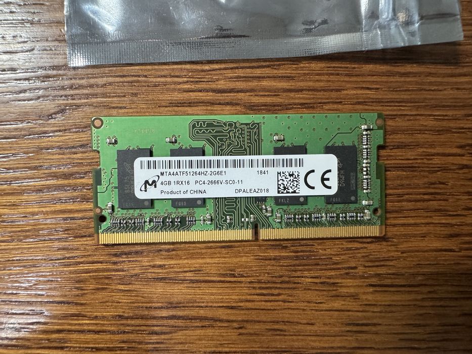 Оперативна памʼять для ноутбука 4GB