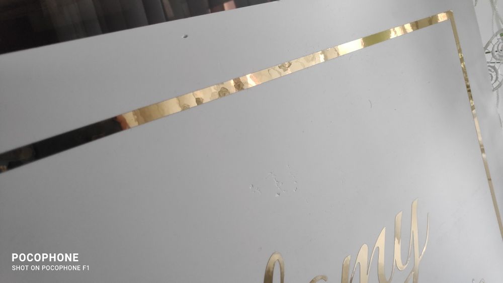 Tablica powitalna i tablica ustawienie stołów