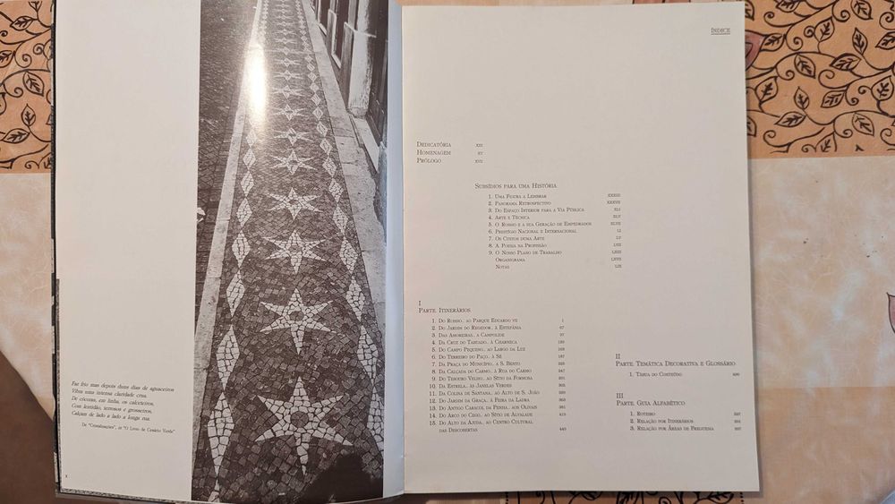 Livro Empedrados Artísticos de Lisboa