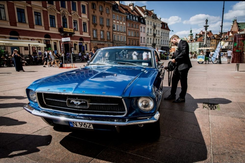 Auto do ślubu - Mustang 66'. teledyski, reklamy, wesele