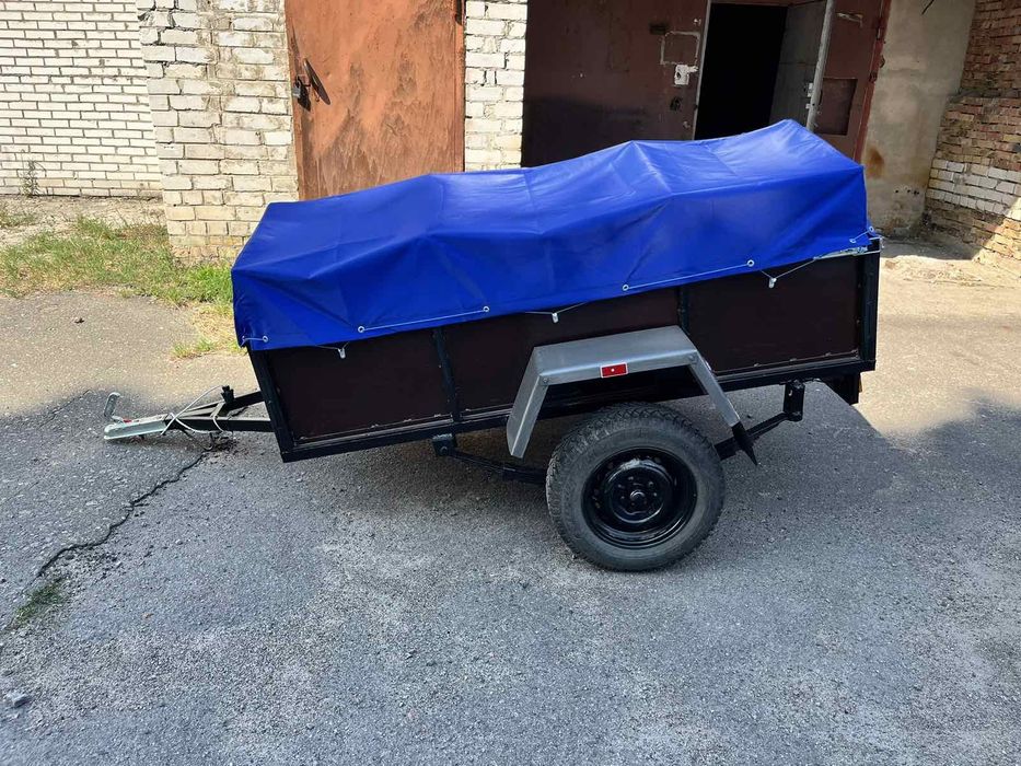 Прицеп розмір: 2×1,2 5м.