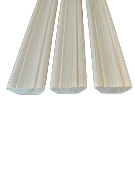 listwa drewniana 25 x 25 sufit podłoga ściana maskująca wykończeniowa