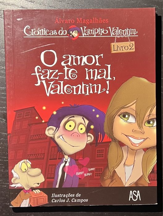 Saga de livros “crónicas do vampiro valentim”