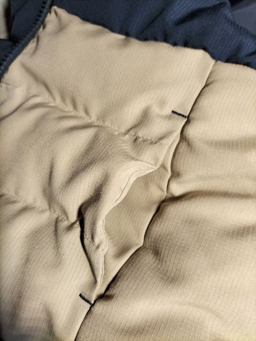 Quechua ocieplana kamizelka chłopięca z kapturem, ocieplacz