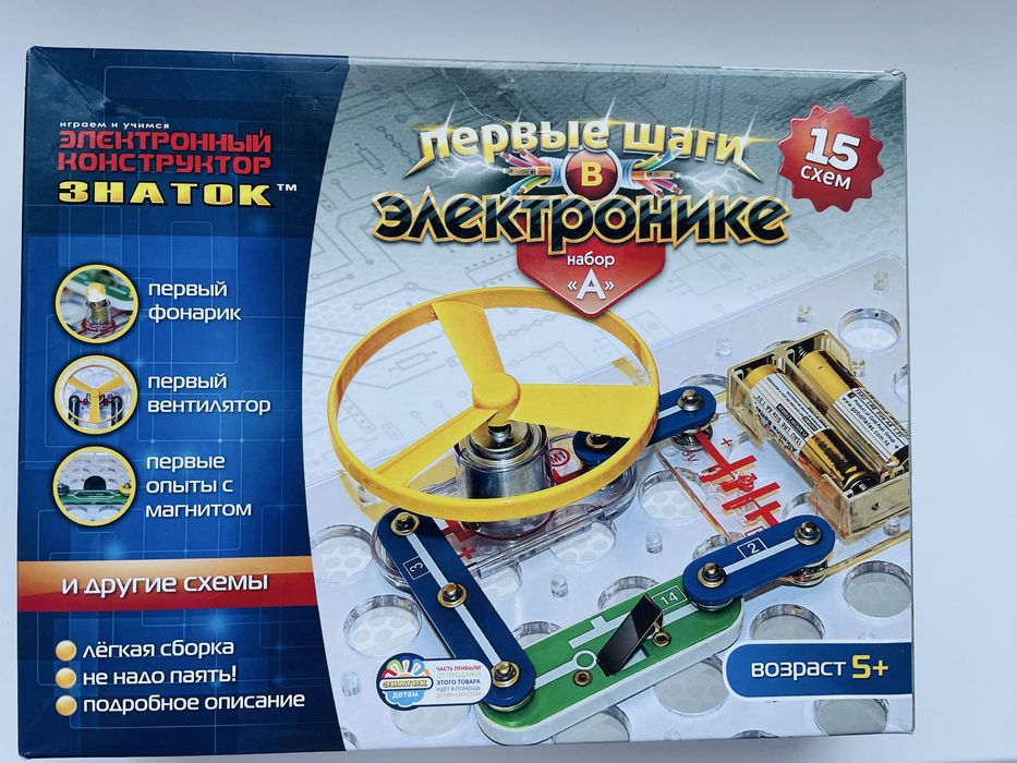 Конструктор Знавець перші кроки в електрониці 15 схем
