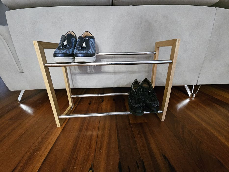 Estante sapateira extensível