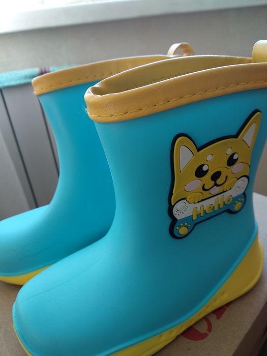 Чобітки дитячі резинові довжина устілки 15,5 см