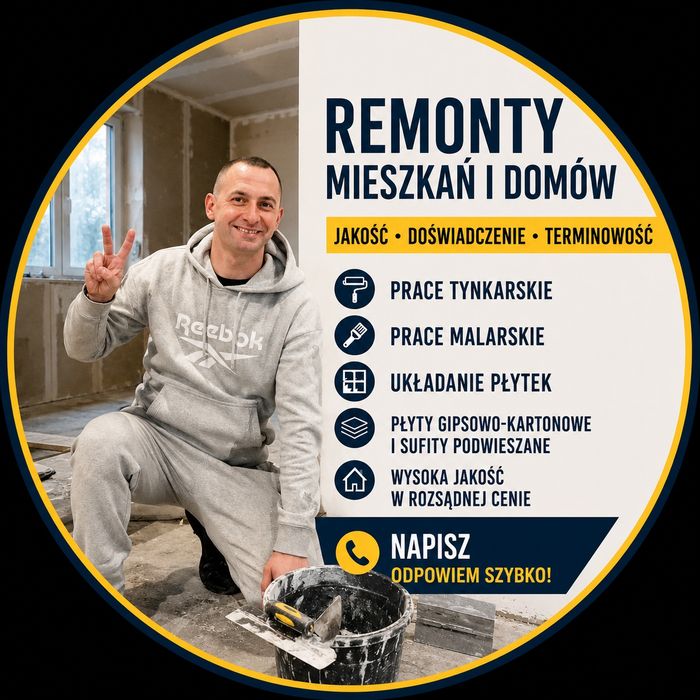 Remonty mieszkań i domów | Warszawa