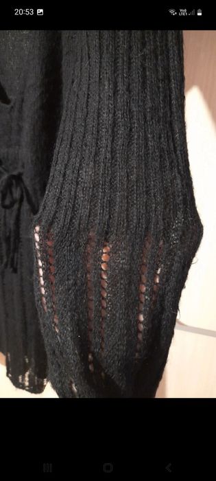 Sweterek tunika z ażurowym dołem L/XL/ 2XL