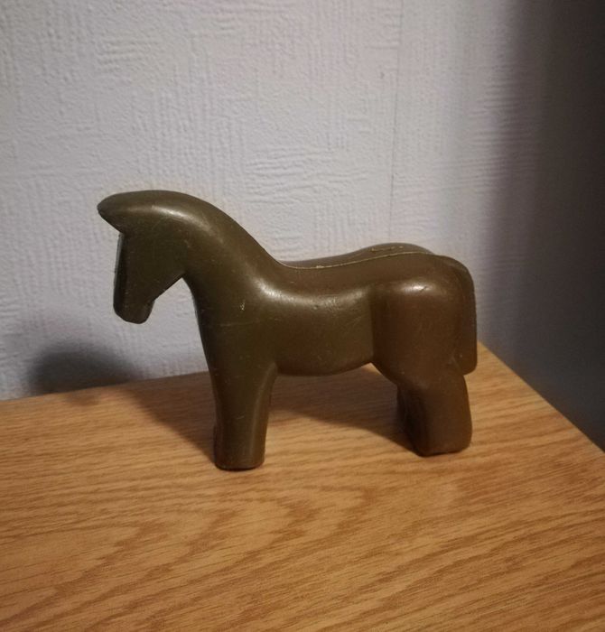 Plastikowy konik PRL - figurka, zabawka