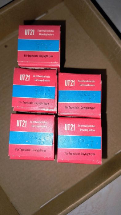 ORWO Chrom UT21 (ISO 100) – Pakiet 5 sztuk, filmy 135 (35mm),