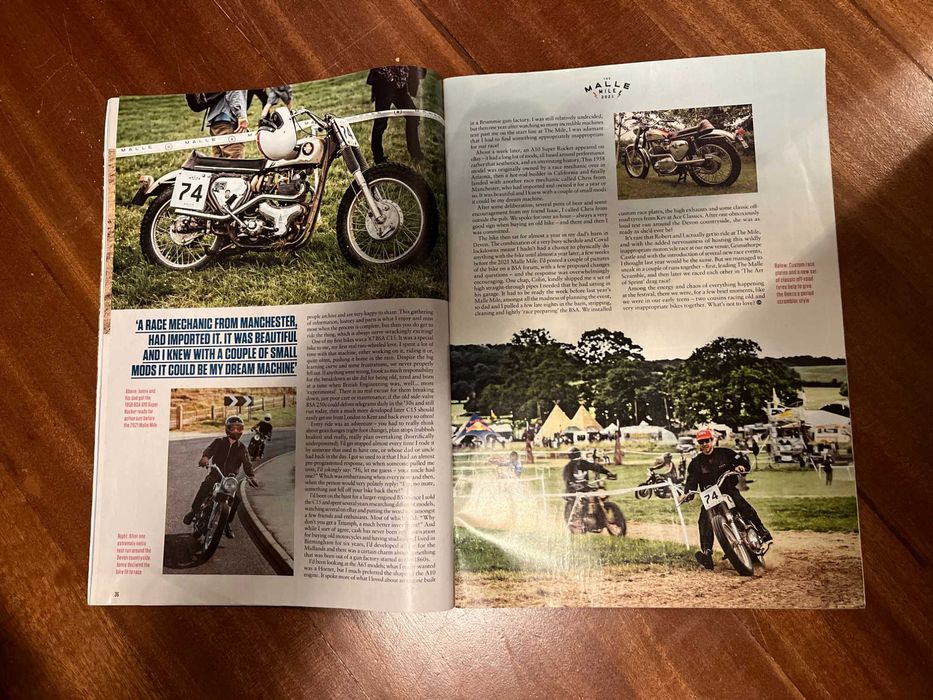 BSA 1958 A10 Super Rocket 650 Moto Clássica