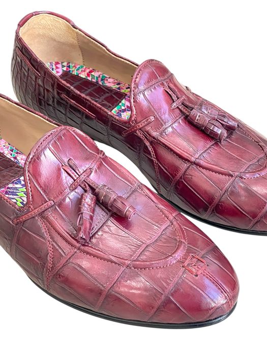 Raparo лоферы кожа крокодила