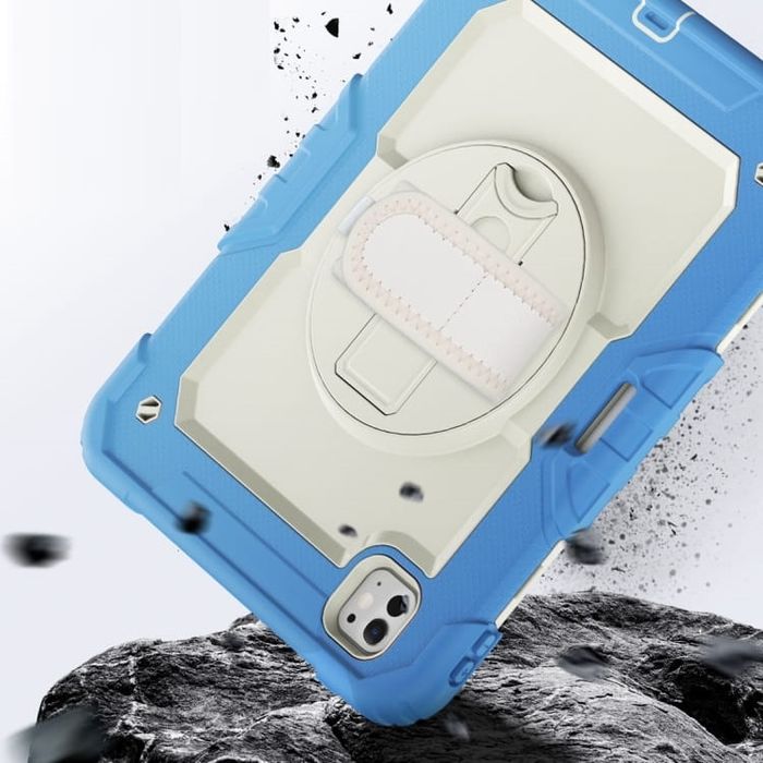 Etui do iPad Pro 11"/iPad Air4/5 z Paskiem na Ramie Niebieskie