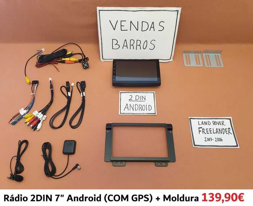 Rádio 2DIN • LAND ROVER • Discovery Freelander Range Rover Sport • GPS
