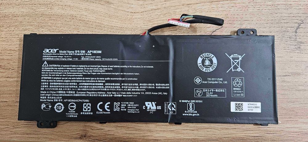 Laptop Acer Nitro 5 na części - 32 GB RAM DDR4