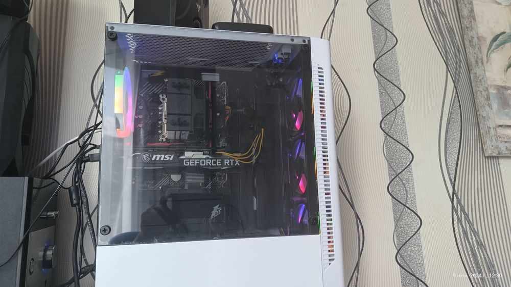 Продается игровая сборке ПК на основе RTX 3060 ABD INTEL CORE I5 11 GE