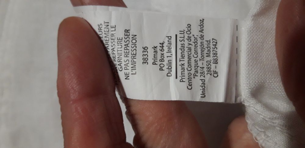 Продам белые брюки Primark лен