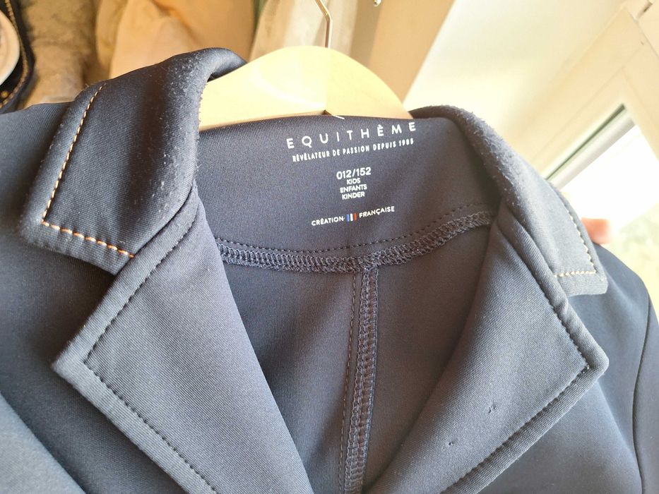 Frak jeździecki 152cm granatowy