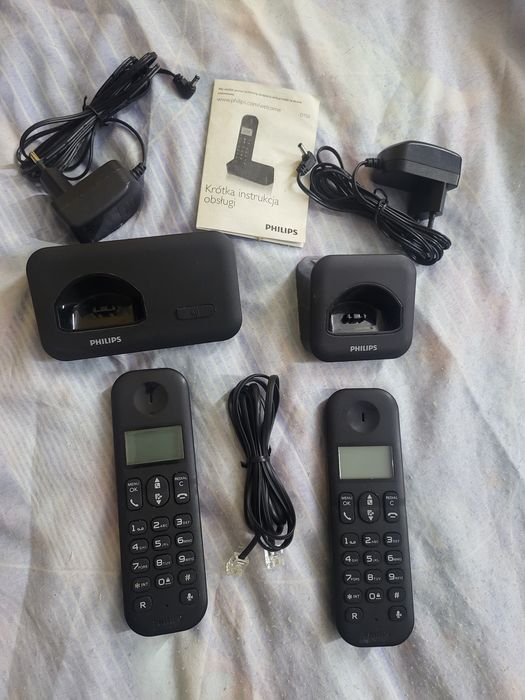 Telefon stacjonarny bezprzewodowy Philips  80 zł