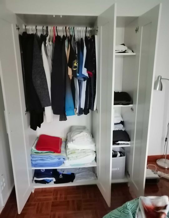 Roupeiro branco ikea