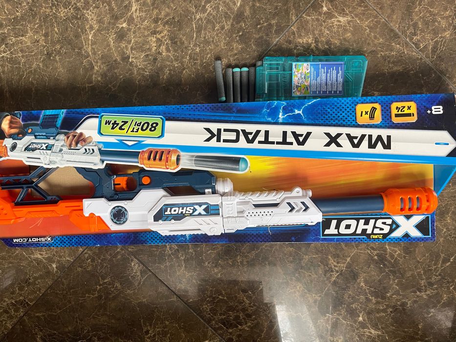 Бластер автомат X-shot max attack полуавтоматичний