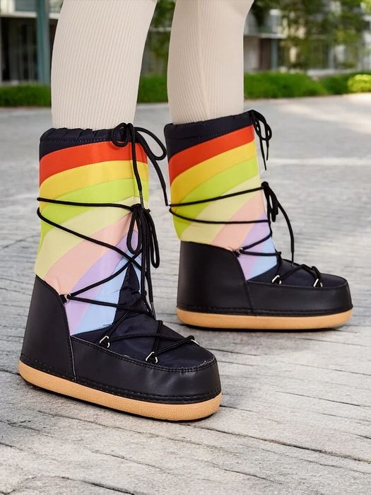 4 Kolory 36 37 38 śniegowce 39 40 41 jak moon boot długie na platformi