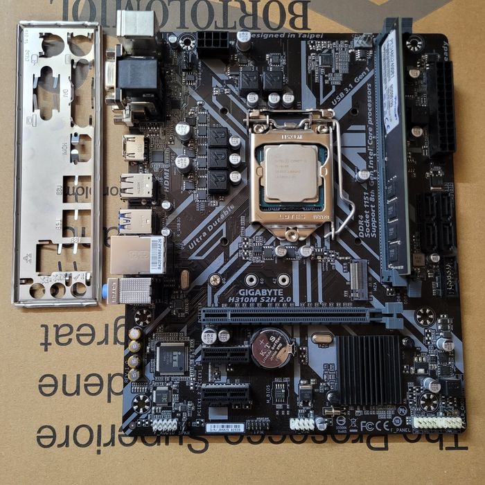 Комплект s1151v2 не вкл ! Gigabyte ga-h310m s2h 2.0 i5 8400 8gb ddr4