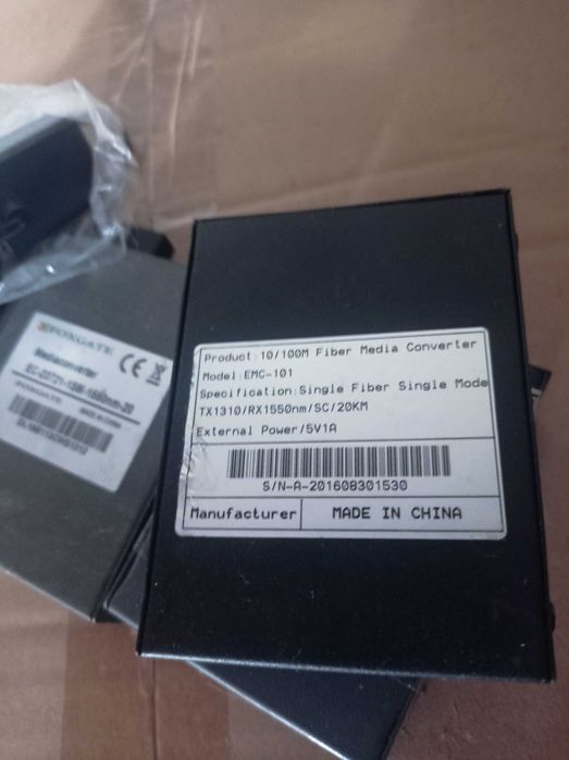 Медіаконвертер 1550 і 1310