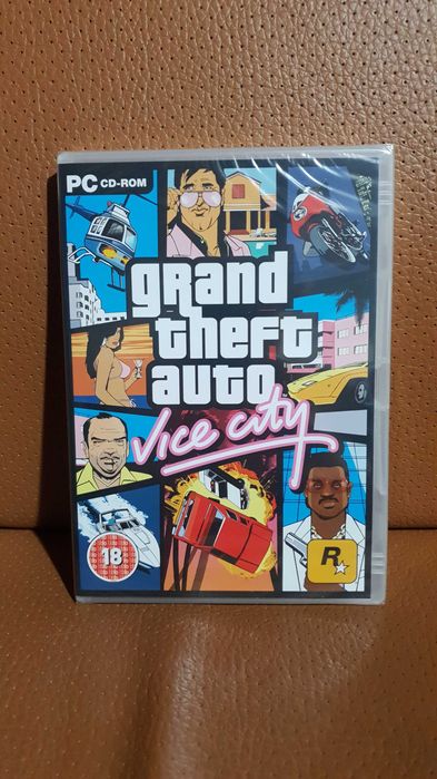 Grand Theft Auto GTA Vice City PC CD-ROM Jogo (Selado) Rockstar Games