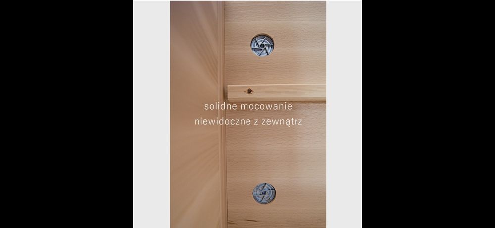 Łóżko podwójne do sypialni lite  drewno  160cm