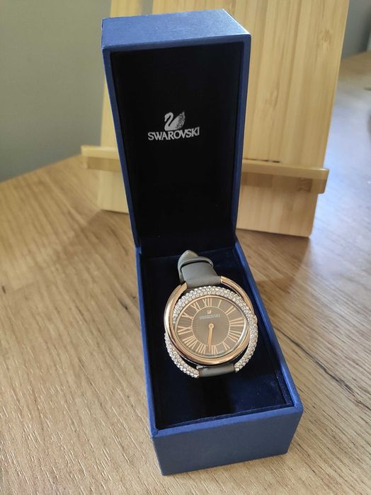 Swarovski zegarek Duo skórzany pasek