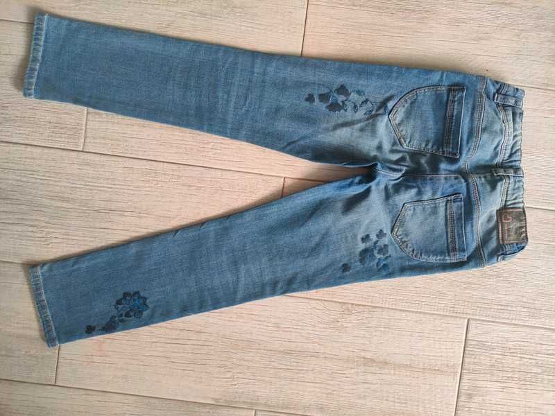 Spodnie jeansy dziewczęce, denim, Kanz