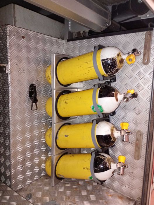 Uchwyty na butle powietrzne, straż,osp