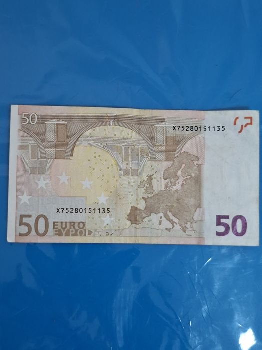 Nota de 50 EUROS Ano de 2002 primeira série  Jean-Claude Trichet  prefixo X Alemanha União Europeia | estado irrepreensível