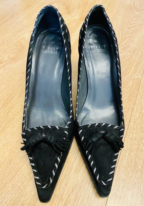 Sapatos de senhora elegantes camurça 38