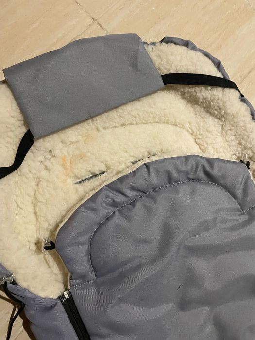 Конверт дитячий б/в зимовий на овчині womar