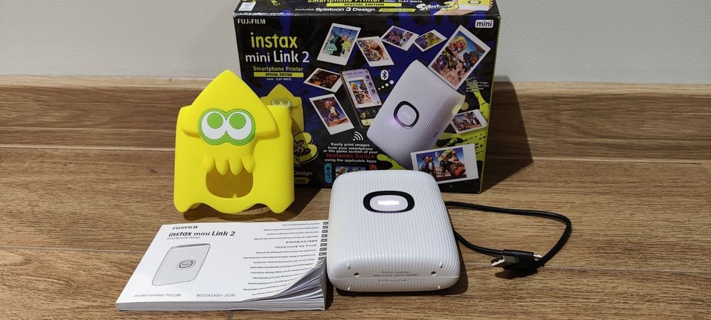 Uszkodzona Drukarka Instax Mini link 2 splatoon edition