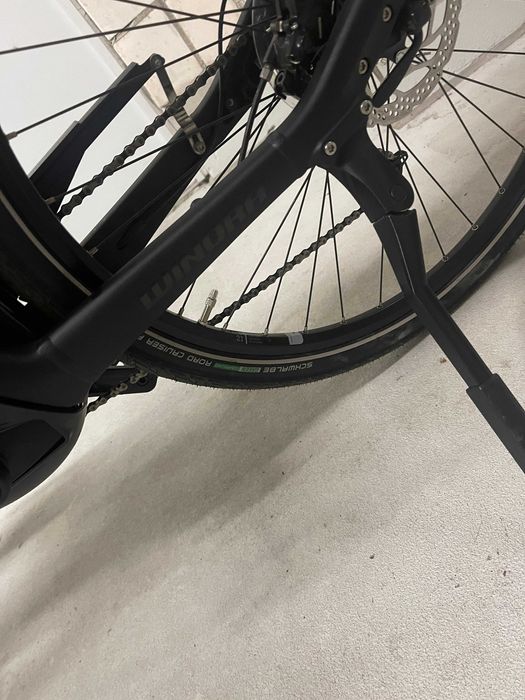 Rower elektryczny Winora Tria 9 Wave i500Wh 9-B Alivio 22 (Black Mat)