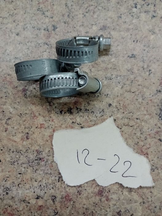 Хомут червячный металлический диаметр и количество на фото цена за все