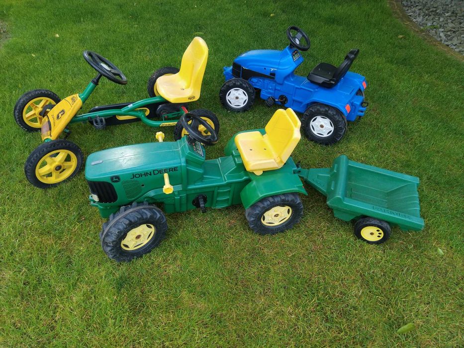 gokart John Deere traktorek Berg buddy dla dzieci 3+ na pedały