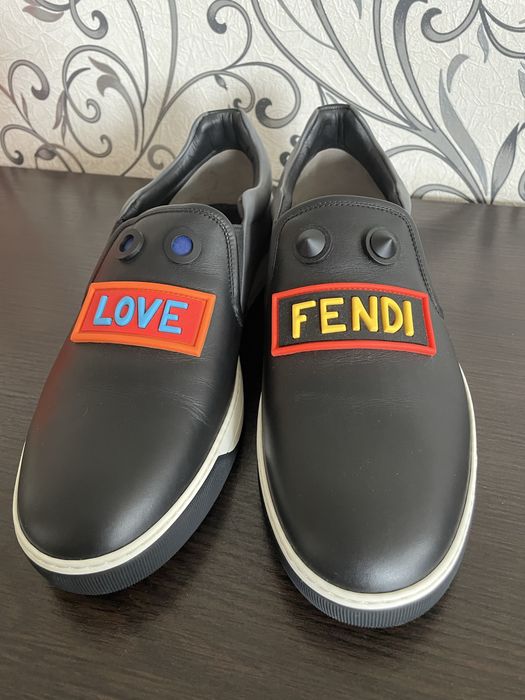 Слипоны,кеды Fendi  Оригинал