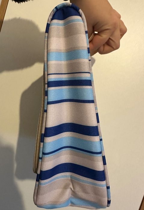 Bolsa Necessaire Azul Espaçosa