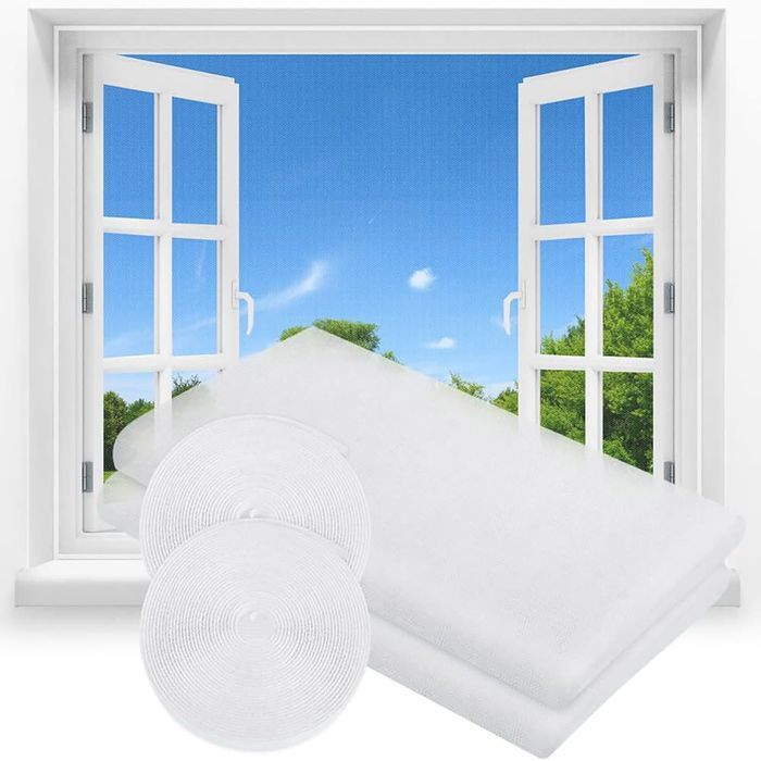 Moskitiera Siatka na Okno Okienna na Komary Przeciw Owadom 130x150