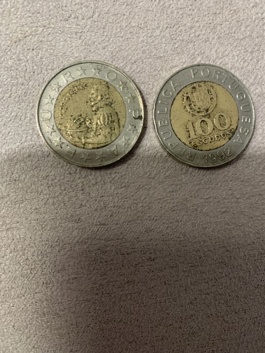 Moeda de cem escudos de 1992 - Pedro Nunes