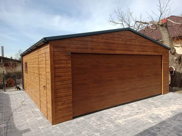 Garaże blaszane -domki ogrodowe  Każdy wymiar