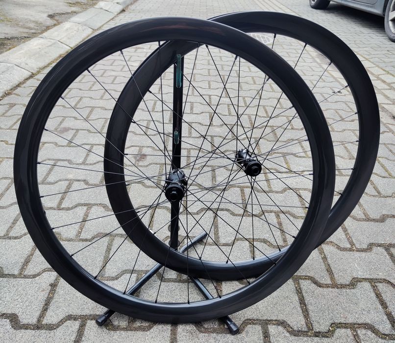 Nowe koła carbonowe gravel / szosa stożek 40mm 33/27mm 1315g