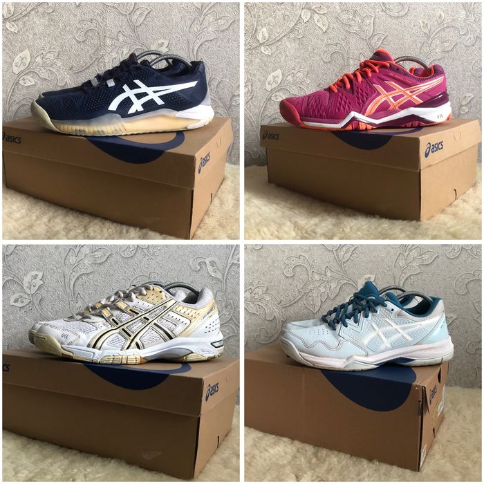 Гортайте фото, 18 пар Asics Mizuno волейбол теніс 40,5-39 25,75 25,5