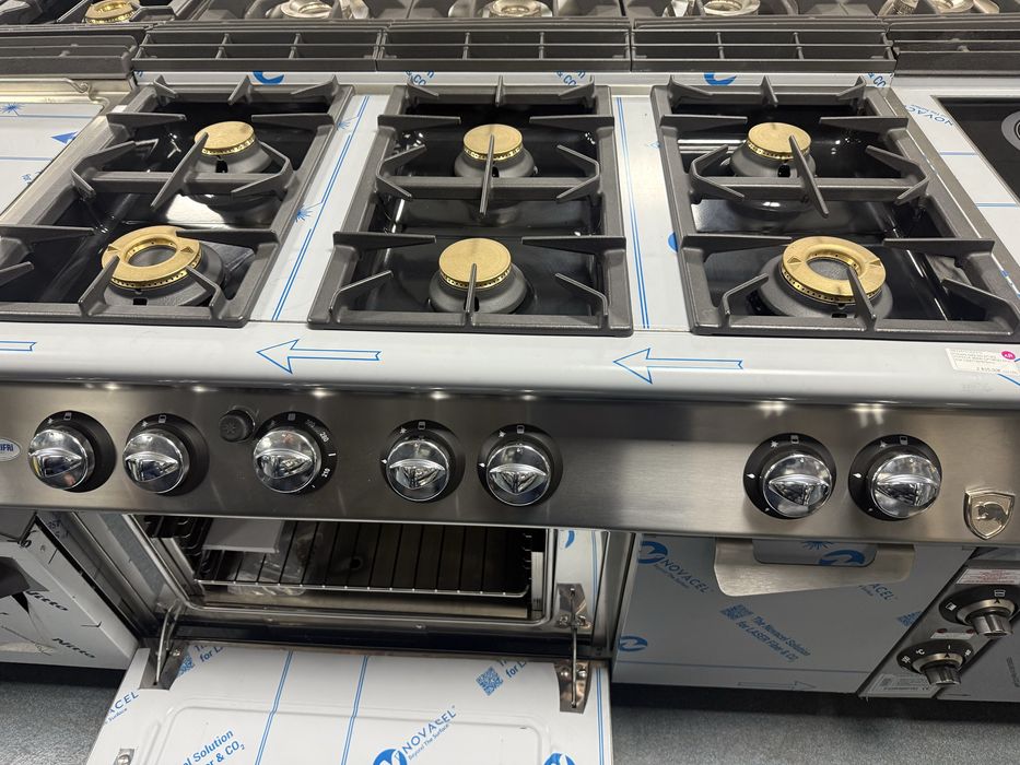 Fugão industrial 6 Queimadores mais forno NOVO