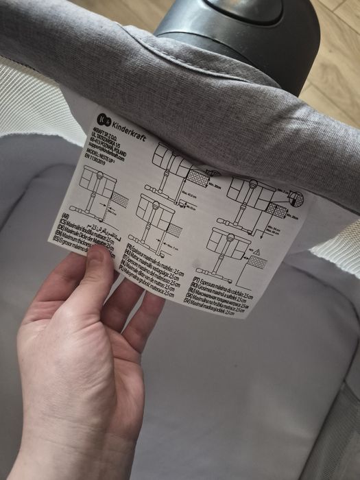 Dostawka Kinderkraft Neste Up 2 plus 2 prześcieradła